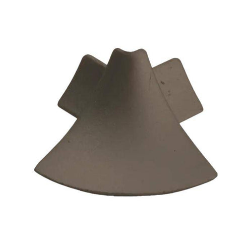 Außenecke T-COVE Metalldruckguss eloxiert titan 12mm
