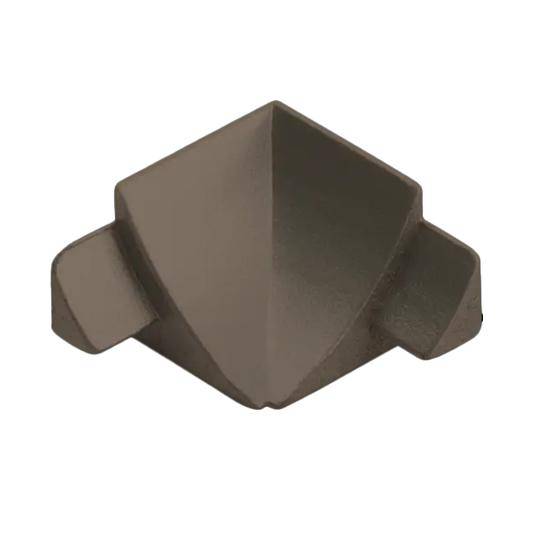 Innenecke T-COVE Metalldruckguss eloxiert titan 16mm