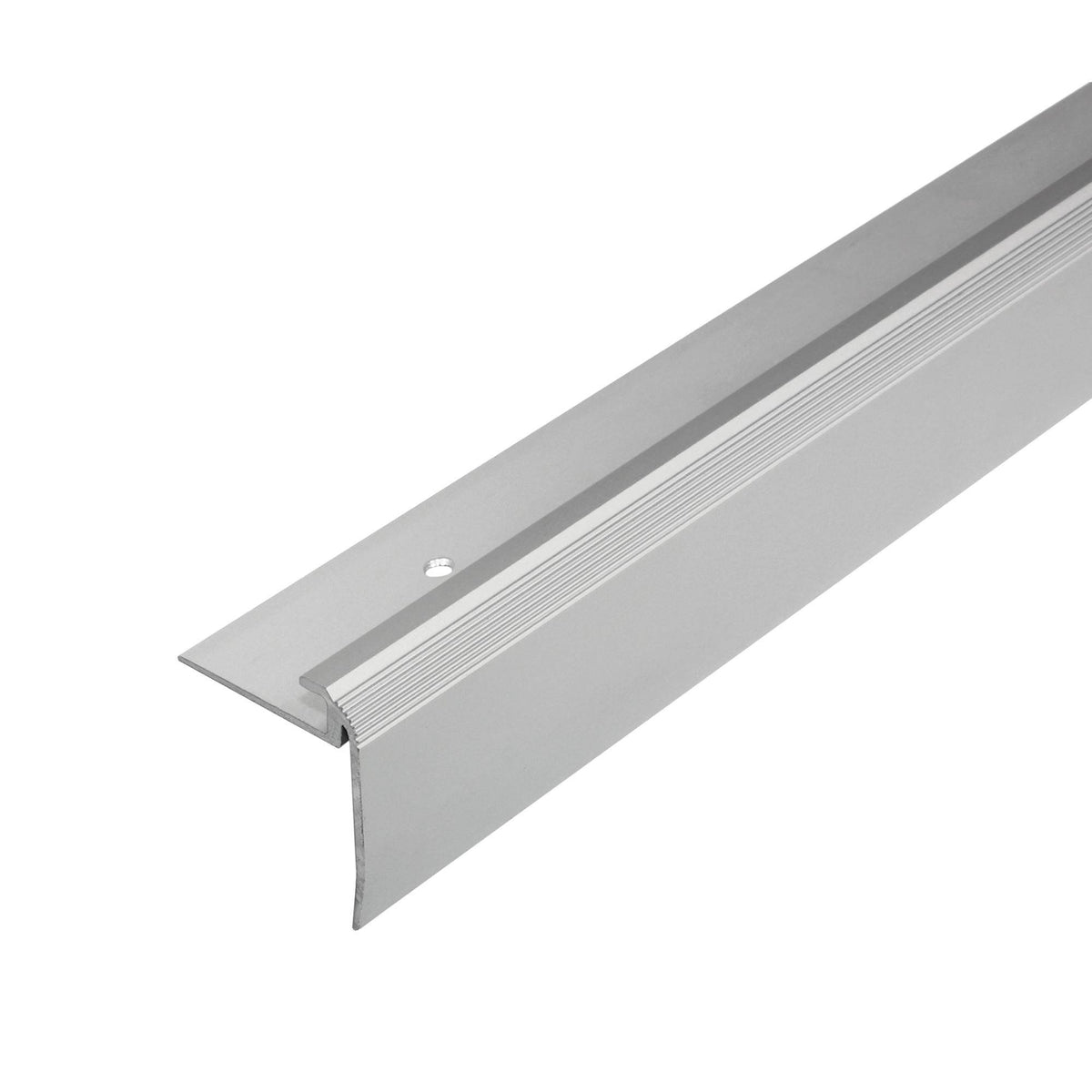 Treppenstufenprofil DURASTEP JUMBO Aluminium eloxiert silber 5mm 270cm