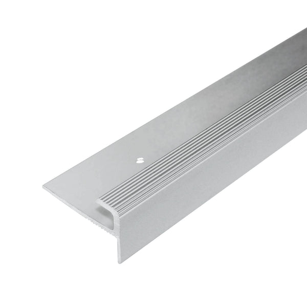 Treppenstufenprofil DURASTEP JUMBO Aluminium eloxiert silber 5mm 270cm