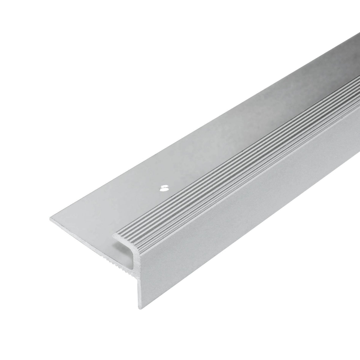 Treppenstufenprofil DURASTEP JUMBO Aluminium eloxiert silber 5mm 270cm
