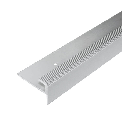 Treppenstufenprofil DURASTEP JUMBO Aluminium eloxiert silber 5mm 270cm