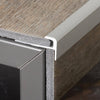 Treppenstufenprofil DURASTEP JUMBO Aluminium eloxiert silber 5mm 270cm