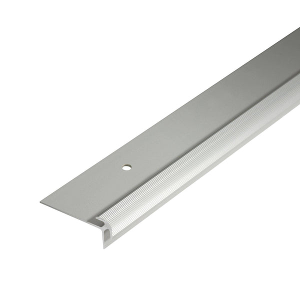 Treppenstufenprofil DURASTEP JUMBO Aluminium eloxiert silber 2.5mm 300cm