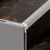 Treppenstufenprofil DURASTEP JUMBO Aluminium eloxiert silber 2.5mm 300cm