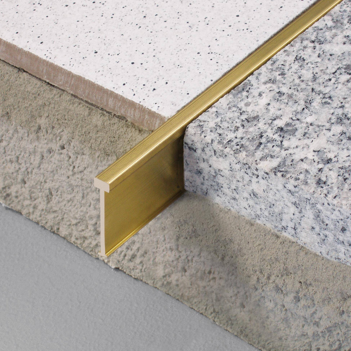 DURAL scheidingsprofiel TERRAZZO messing naturel 25mm 250cm