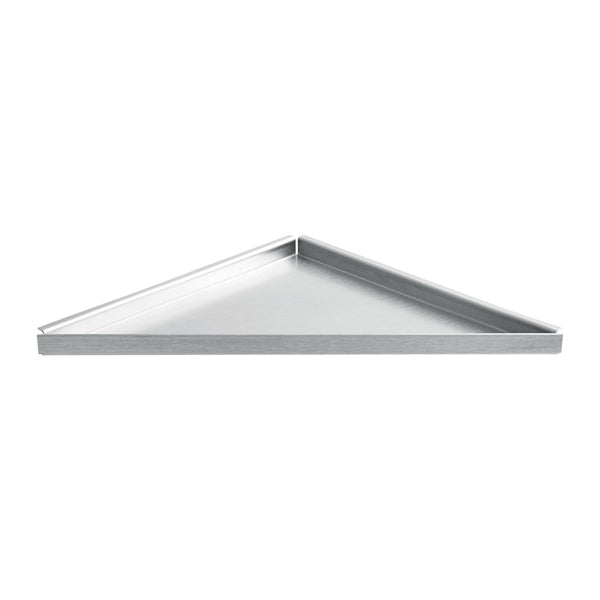 Eckablage TI-SHELF DNG Edelstahl (V2A/304) gebürstet 12,5mm