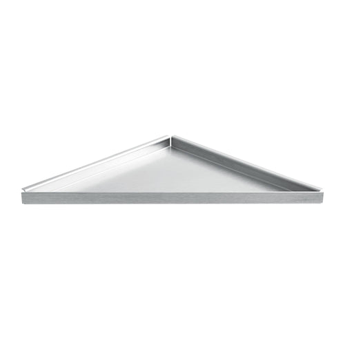 Tablette d'angle DURAL TI-SHELF DNG Acier inoxydable (V2A/304) brossé 12.5mm