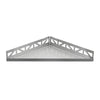 Eckablage TI-SHELF DRG Edelstahl (V2A/304) gebürstet 12.5mm