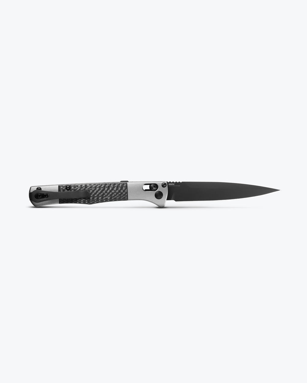 Benchmade Auto Fact Carbon Fiber & Aluminum Knife Open - Reverse Side View | Benchmade Knife Co.