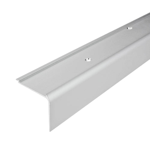 Treppenstufenprofil für 1 x Einlage 43 mm TREDSAFE Aluminium eloxiert silber 44mm 250cm