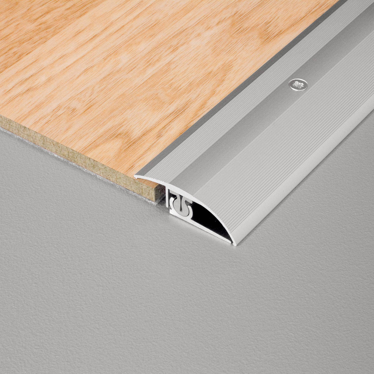 Anpassungsprofil TRIFLOOR FINISH Aluminium eloxiert silber 45490mm 100cm