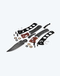Crooked River Burnt Copper Black Micarta - Exploded Component View | Benchmade Knife Co.