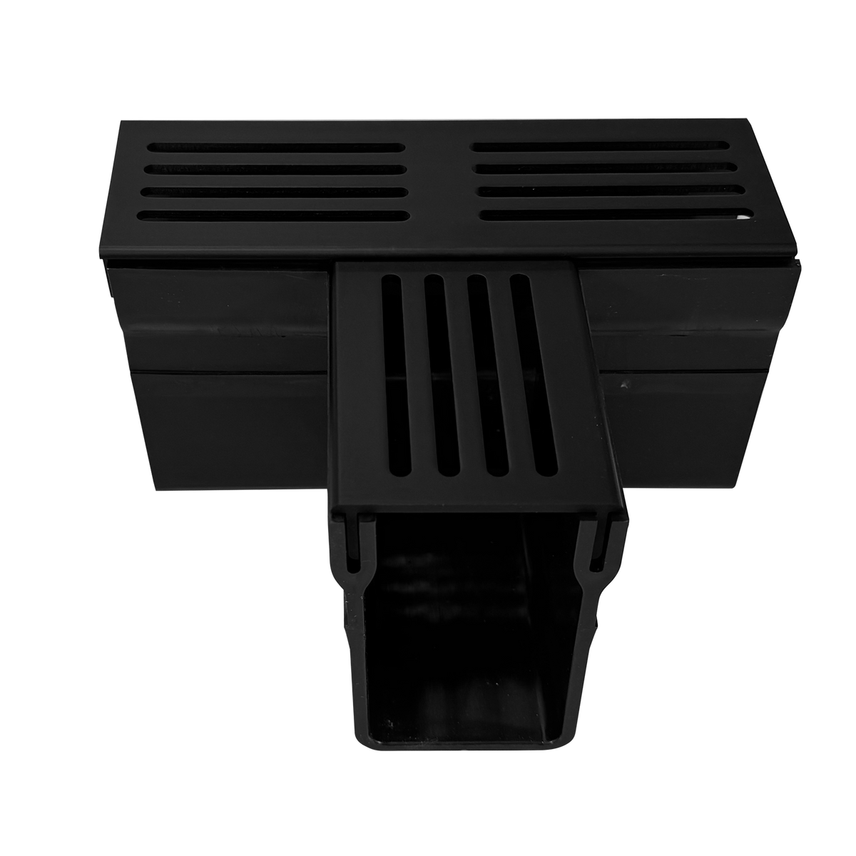 Verbindungsstück U-DRAIN PRO Aluminium eloxiert schwarz 100mm
