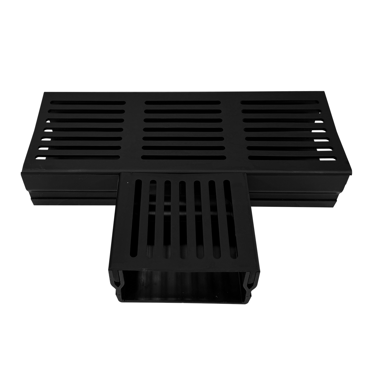DURAL connector U-DRAIN PRO aluminium geanodiseerd zwart 50mm