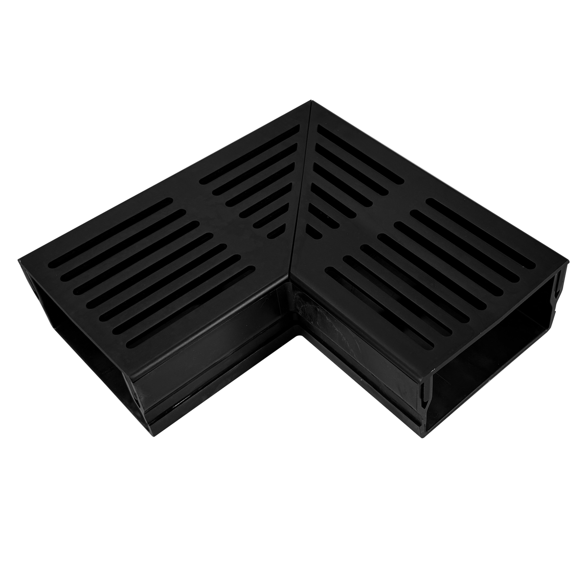 DURAL hoekstuk U-DRAIN PRO aluminium geanodiseerd zwart 50mm