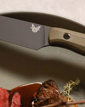 Custom Table Knife Set - Close-up with Food Styling | Benchmade Knife Co.