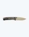 Bugout® Dark Olive Grivory - Back View Open | Benchmade Knife Co.