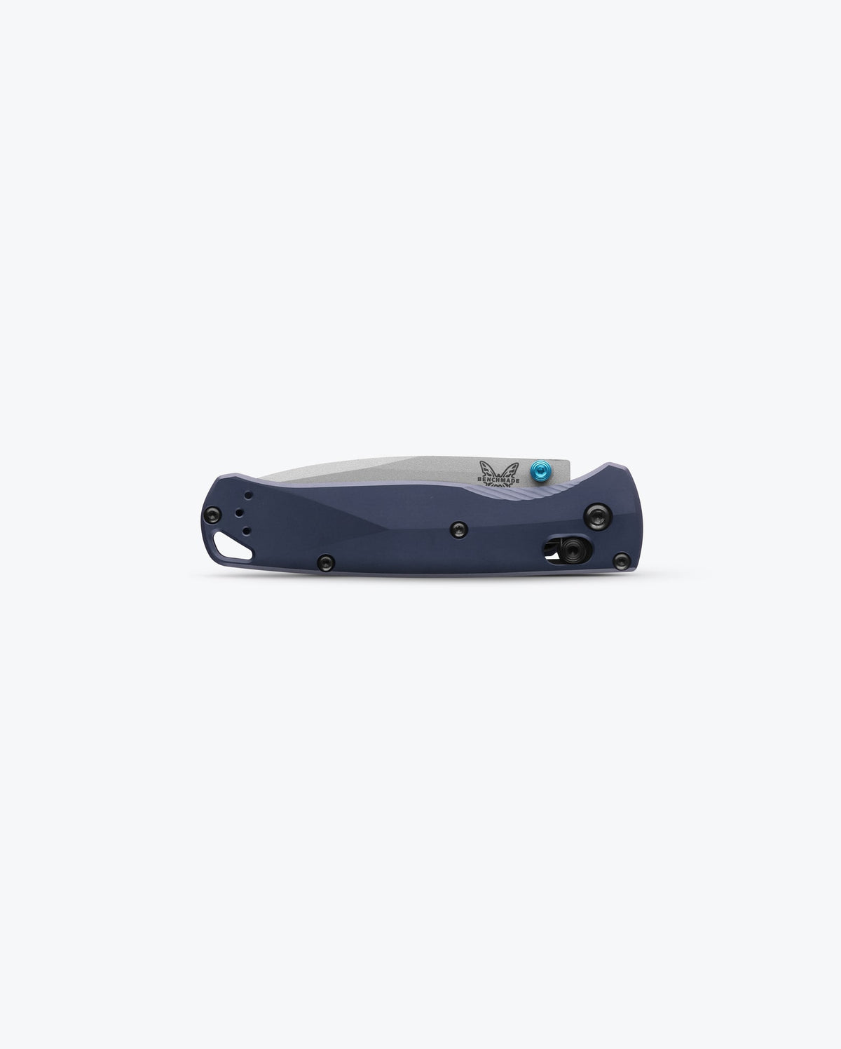 Bugout® Crater Blue Drop-point Closed - Front Profile | Benchmade Knife Co.