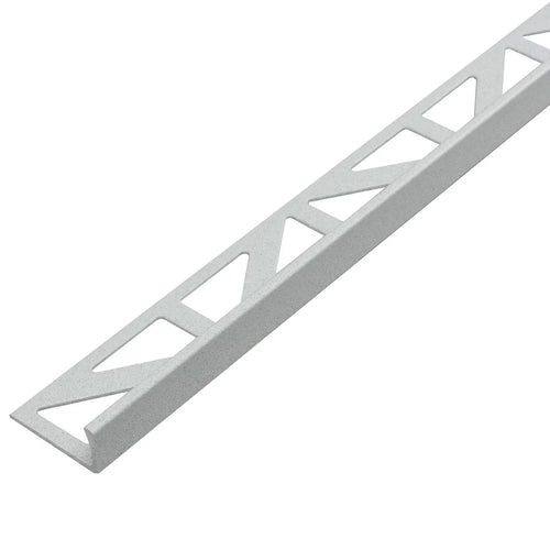 Winkelprofil DUROSOL Aluminium pulverbeschichtet Salt‘n‘pepper weiß 9mm 250cm