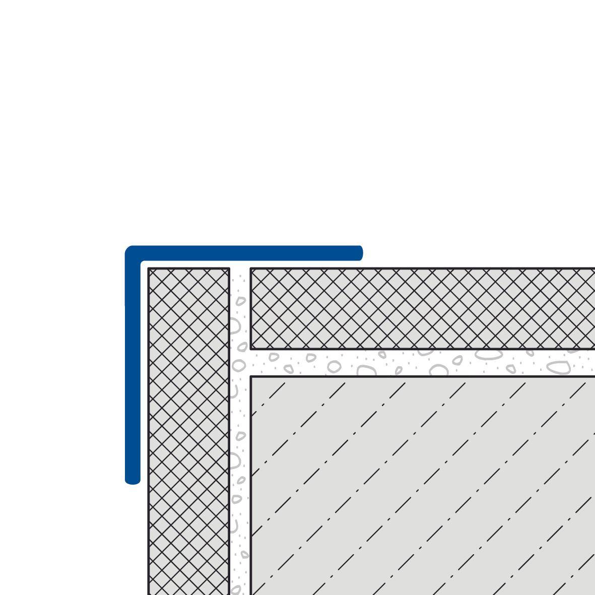 Kantenschutzprofil DURAGARD WP PVC weiß 25mm 250cm