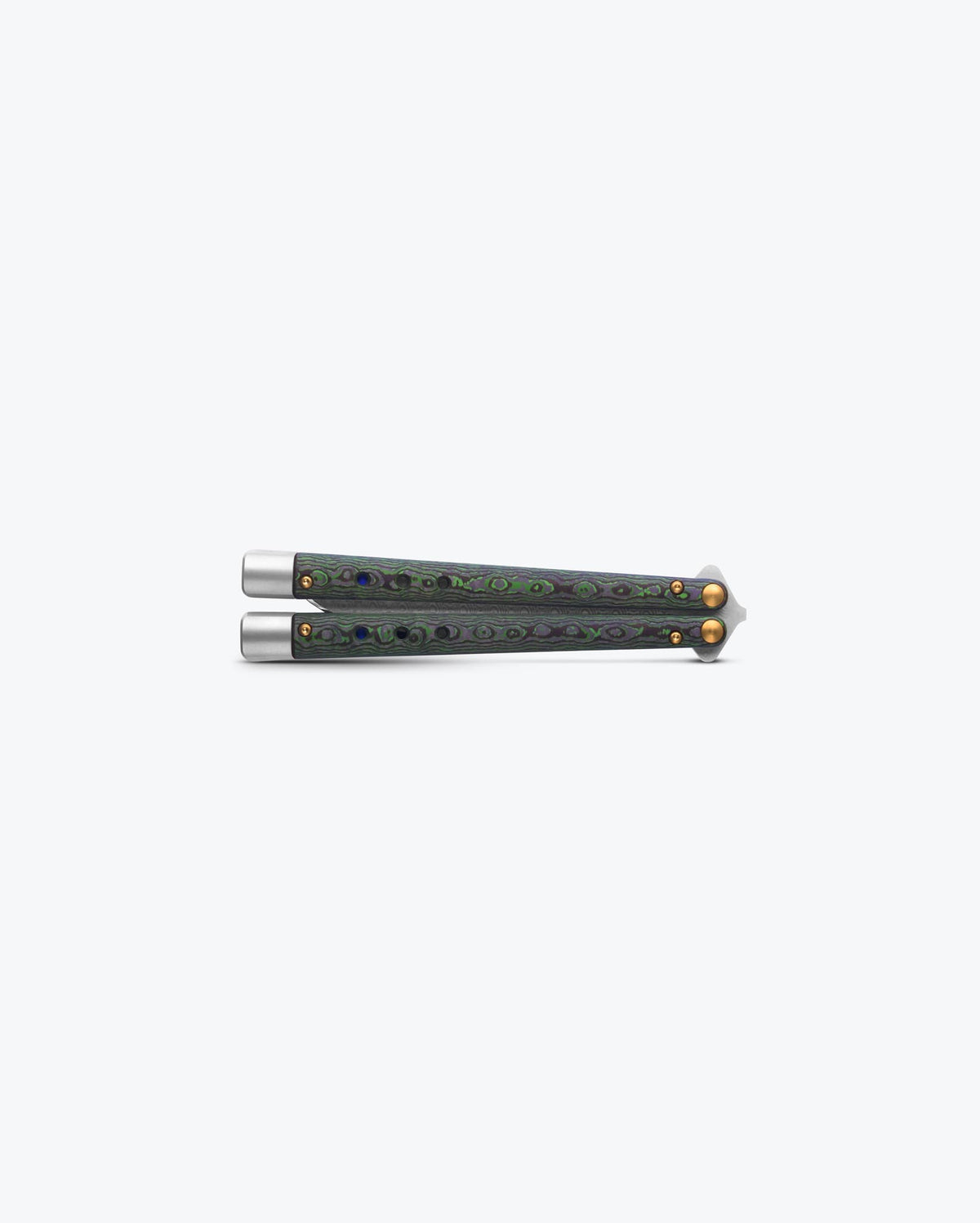 Necron™ Jungle Wear Green - Front View Closed Position | Benchmade Knife Co.
