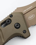 Auto Adamas® G10 Handle Detail - Close-up Hardware View | Benchmade Knife Co.
