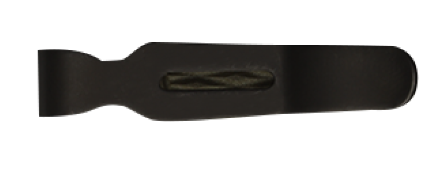 Black Oxide Deep Carry Clip - Bottom View | Benchmade Knife Co.